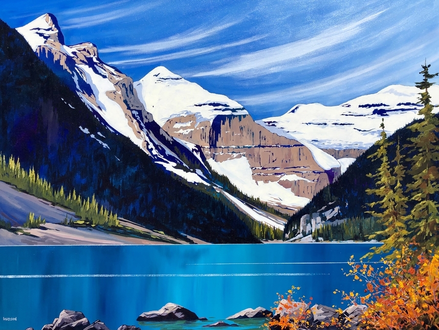 Lake Louise from the path around the lake.