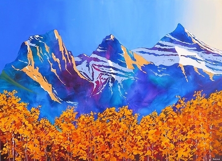 Three Sisiters Canmore near Canmore
