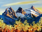 Three Sisters Canmore study # 2